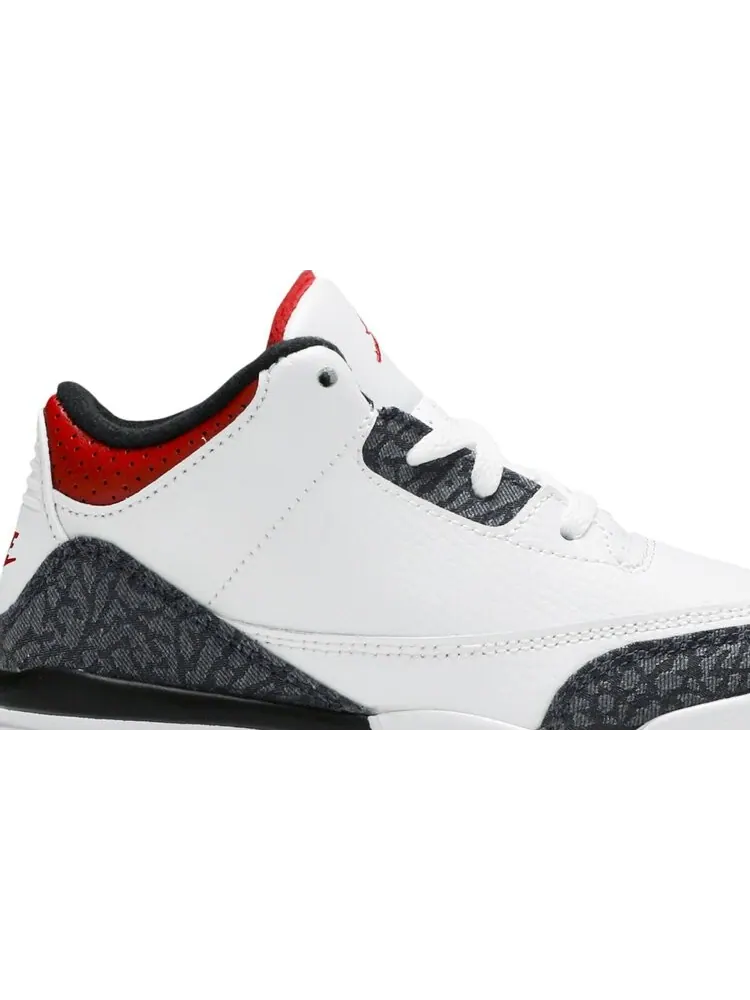 Кроссовки Air Jordan 3 Retro Denim SE TD Fire Red — изображение 2 из 8, белый
