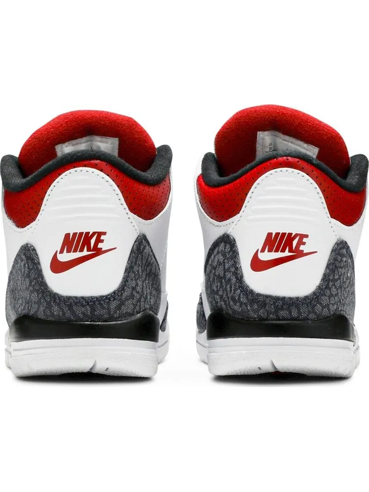 Кроссовки Air Jordan 3 Retro Denim SE PS Fire — изображение 6 из 8, белый