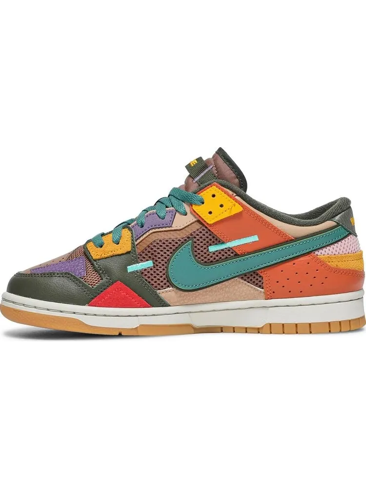 Кроссовки Nike Dunk Low 'Scrap' — изображение 3 из 10, мульти