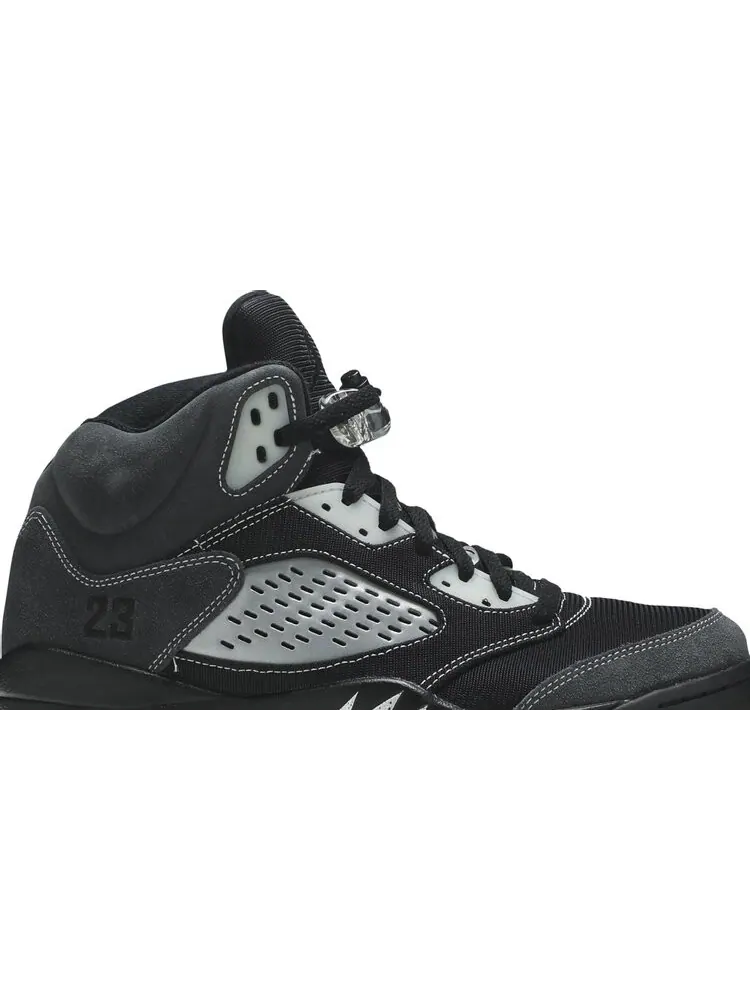 Кроссовки Air Jordan 5 Retro Anthracite — изображение 2 из 8, черный