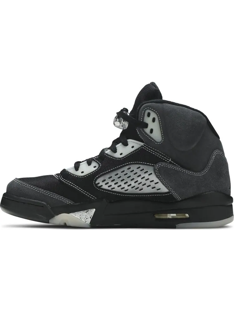 Кроссовки Air Jordan 5 Retro Anthracite — изображение 3 из 8, черный