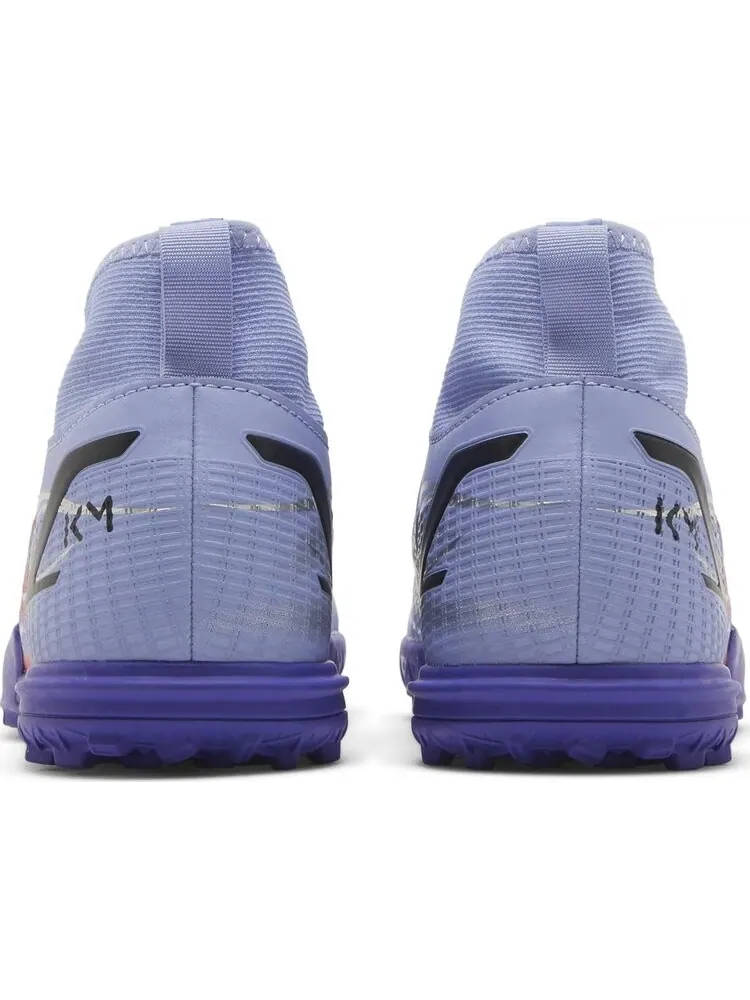 Кроссовки Nike Kylian Mbappé x Mercurial Superfly 8 Academy TF GS 'Flames' — изображение 6 из 8, фиолетовый
