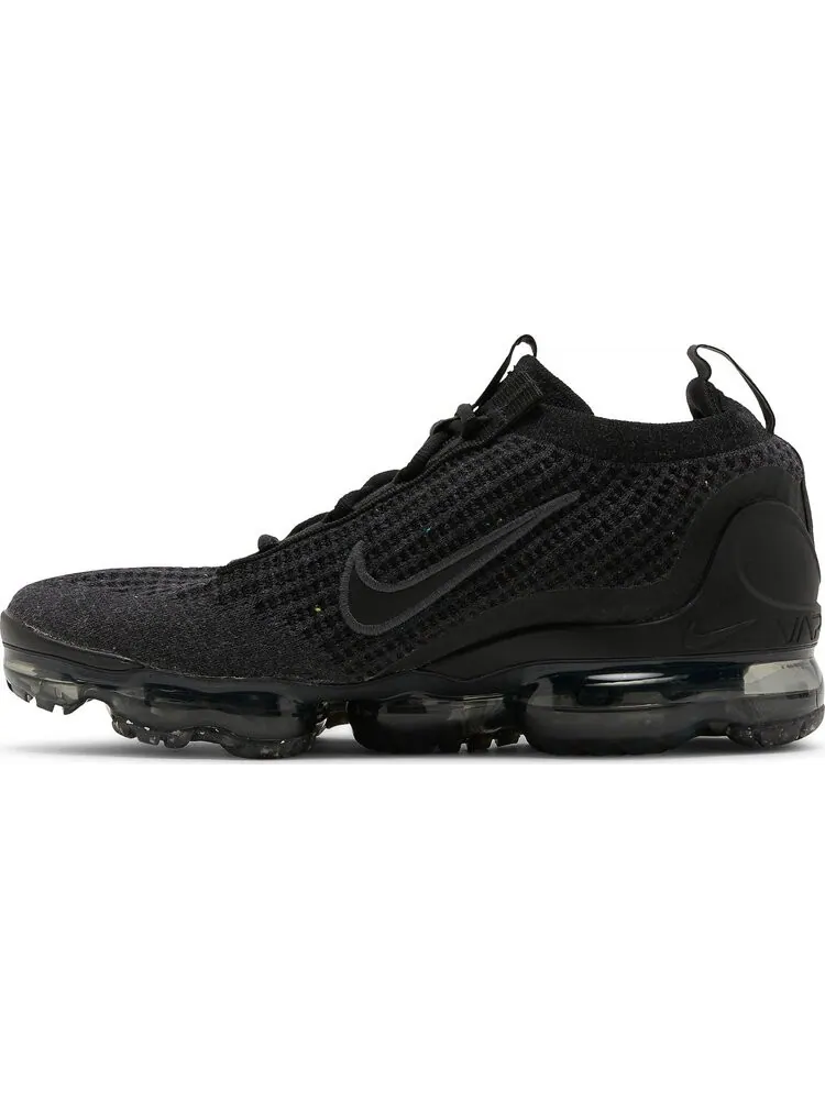 Кроссовки Nike Air VaporMax 2021 Flyknit GS 'Triple Black' — изображение 3 из 8, черный