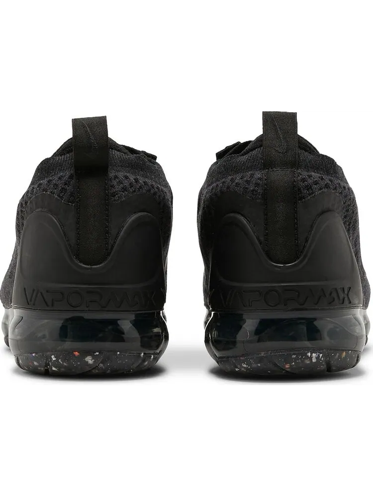 Кроссовки Nike Air VaporMax 2021 Flyknit GS 'Triple Black' — изображение 6 из 8, черный
