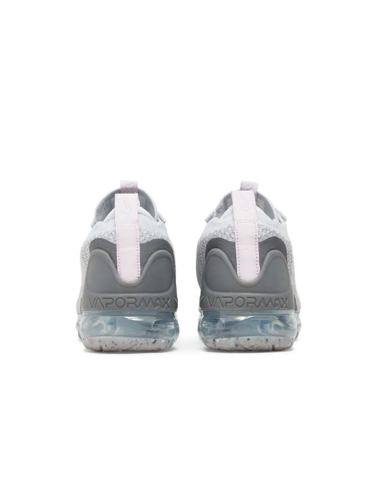 Кроссовки Nike Air VaporMax 2021 Flyknit GS 'Pure Platinum Pink Foam' — изображение 7 из 9, платиновый/розовый