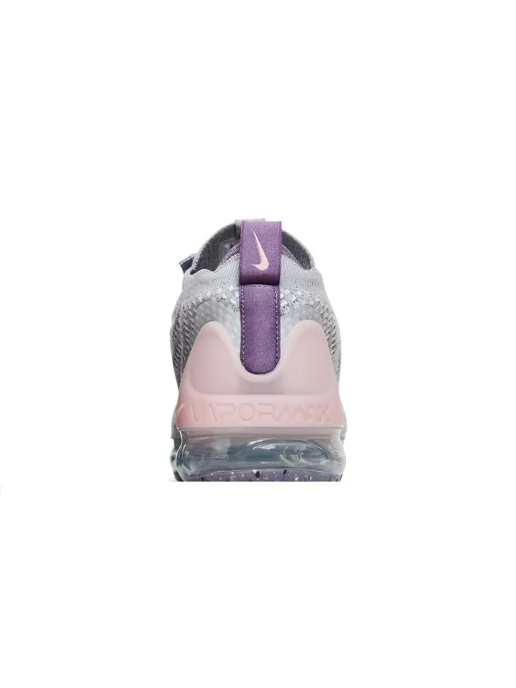 Кроссовки Air VaporMax 2021 Flyknit GS 'Wolf Grey Pink Glaze' — изображение 7 из 8, серый розовый