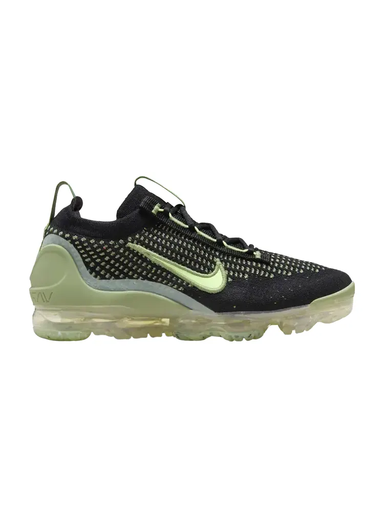 Кроссовки Air VaporMax 2021 Flyknit GS — изображение 1 из 1, черный винтажный зеленый