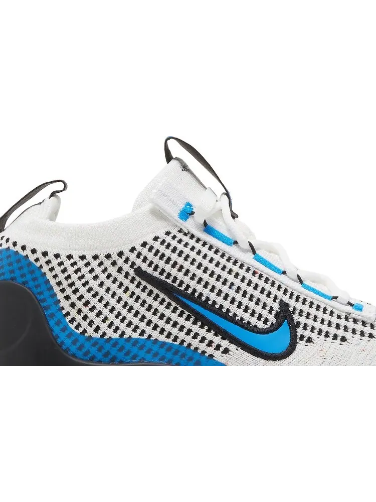 Кроссовки Nike Air VaporMax 2021 Flyknit GS 'White Photo Blue' — изображение 2 из 8, белый