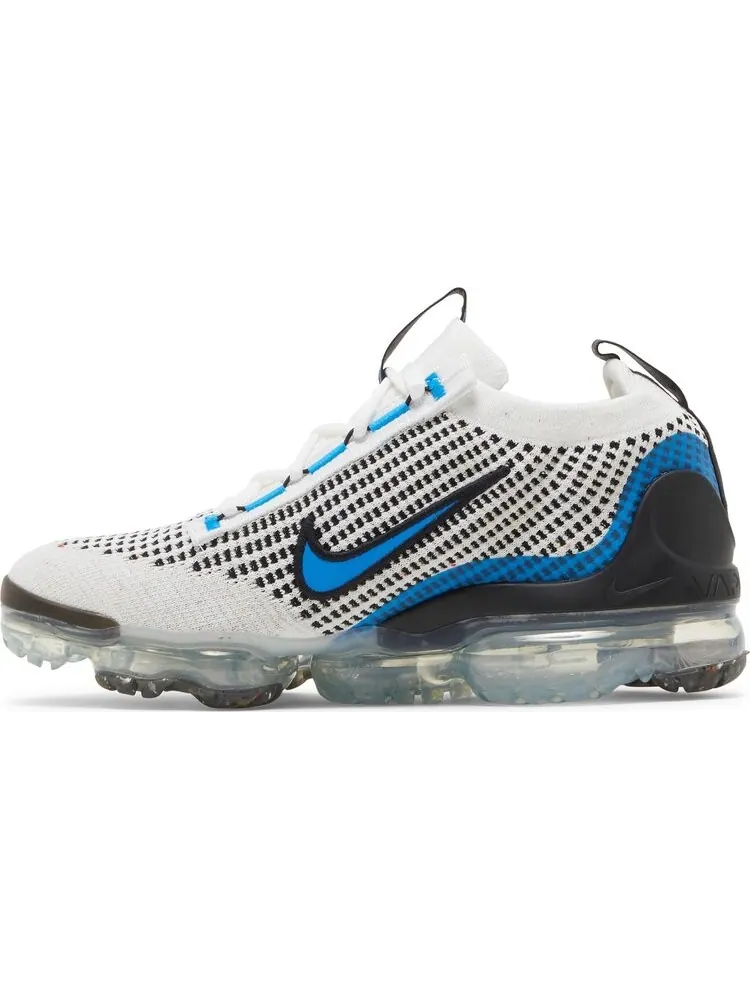 Кроссовки Nike Air VaporMax 2021 Flyknit GS 'White Photo Blue' — изображение 3 из 8, белый
