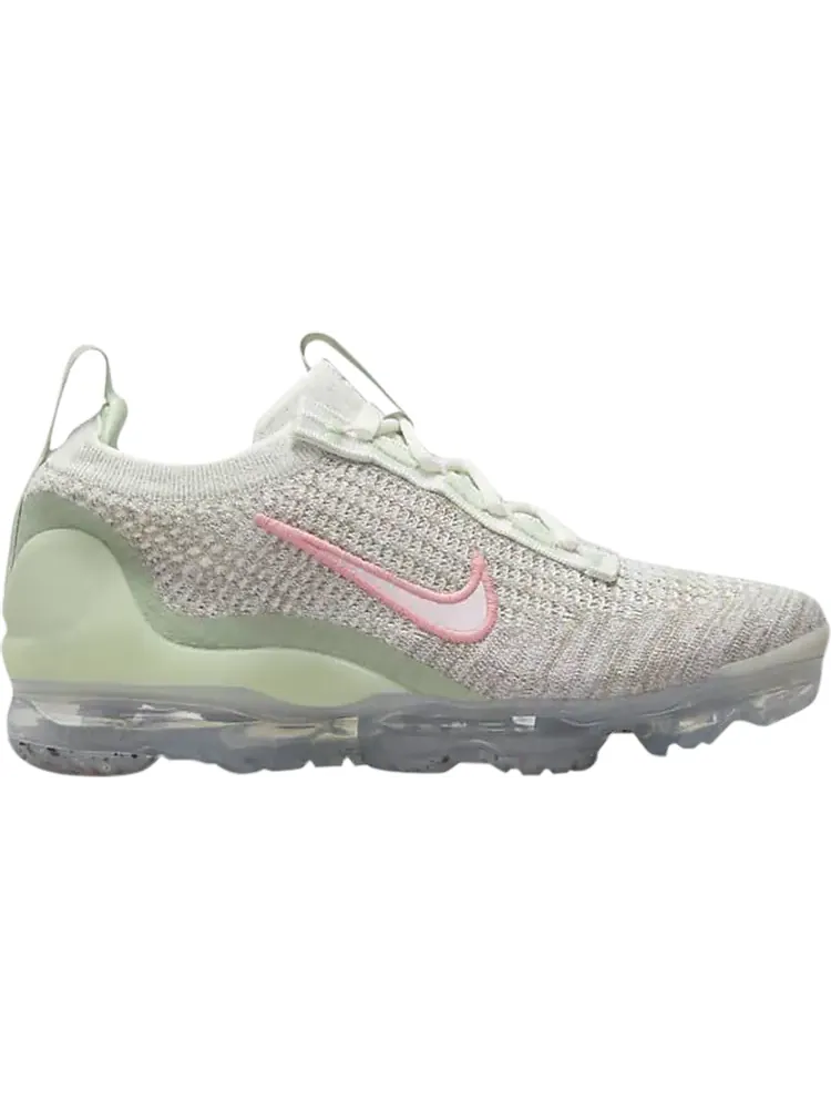 Кроссовки Nike Air VaporMax 2021 Flyknit GS 'Sail Honeydew — изображение 1 из 1, серый