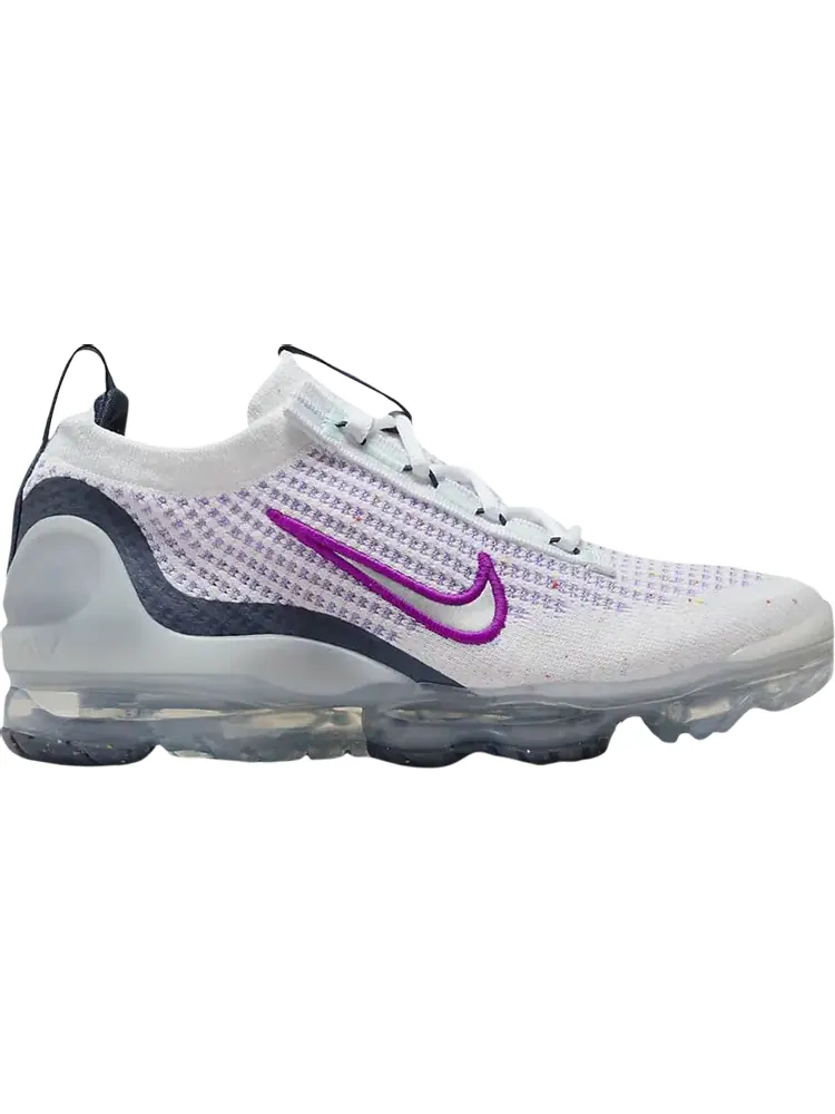 Кроссовки Nike Air VaporMax 2021 Flyknit GS 'White Violet Frost' — изображение 1 из 1, белый