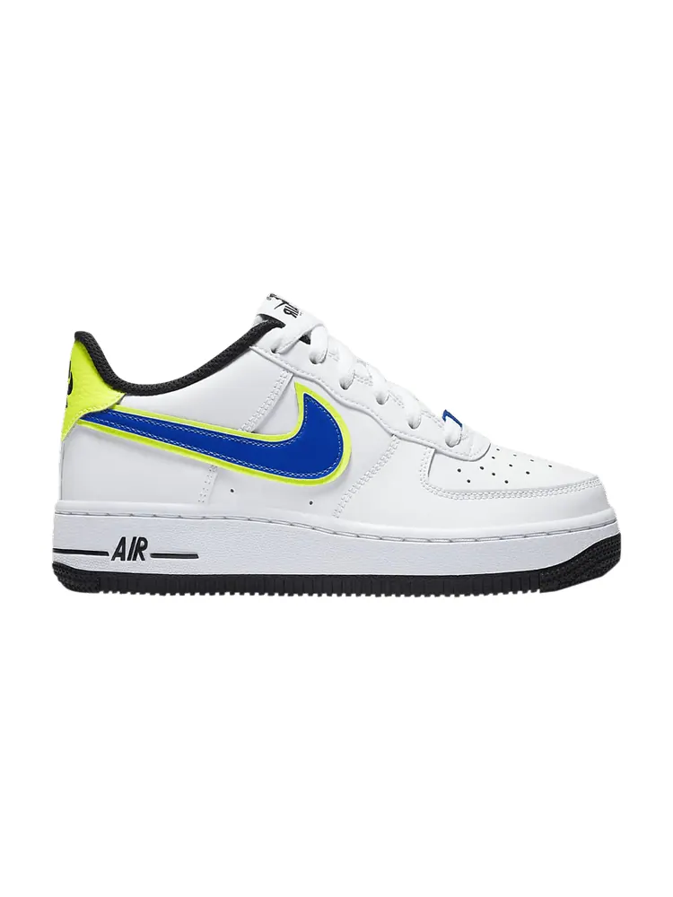 Кроссовки Nike Air Force 1 '07 GS 'Volt Racer Blue' — изображение 1 из 1, белый//синий