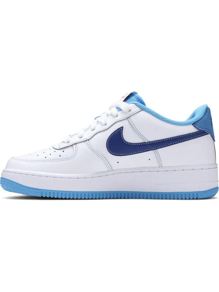 Кроссовки Nike Air Force 1 S50 GS 'White University Blue' — изображение 3 из 8, белый