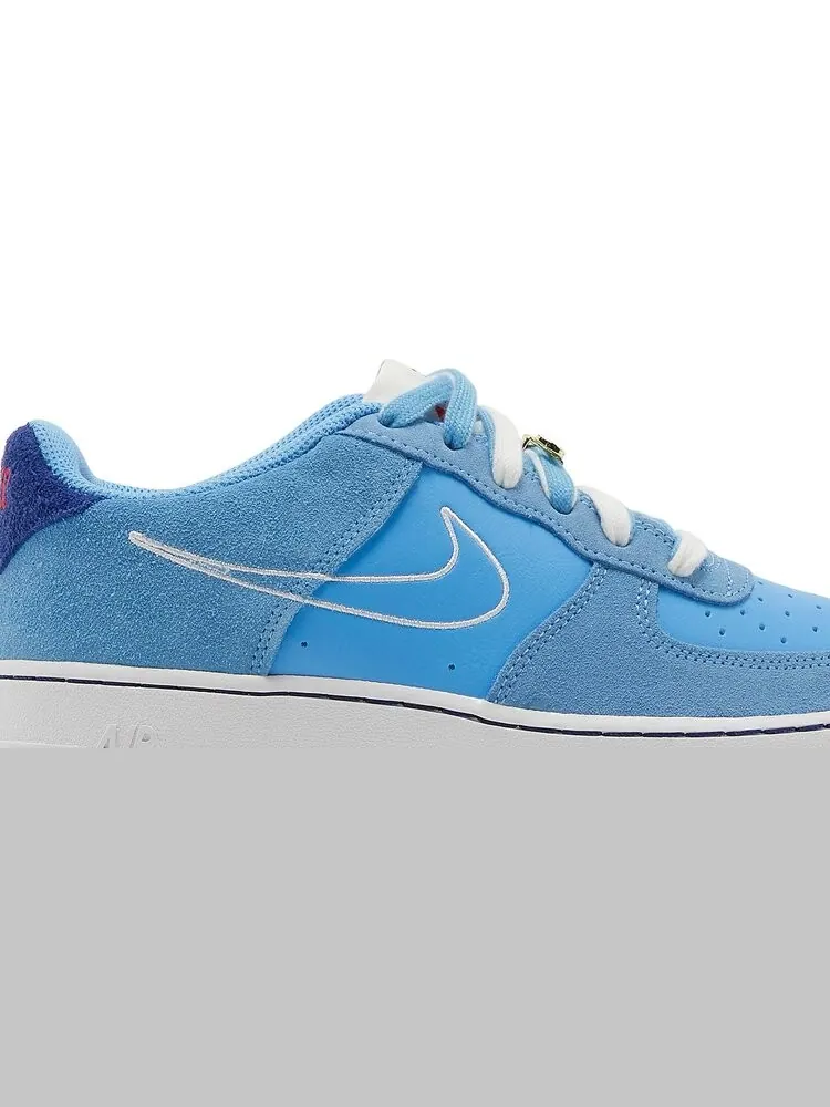 Кроссовки Nike Air Force 1 LV8 S50 GS 'University Blue' — изображение 2 из 8, синий