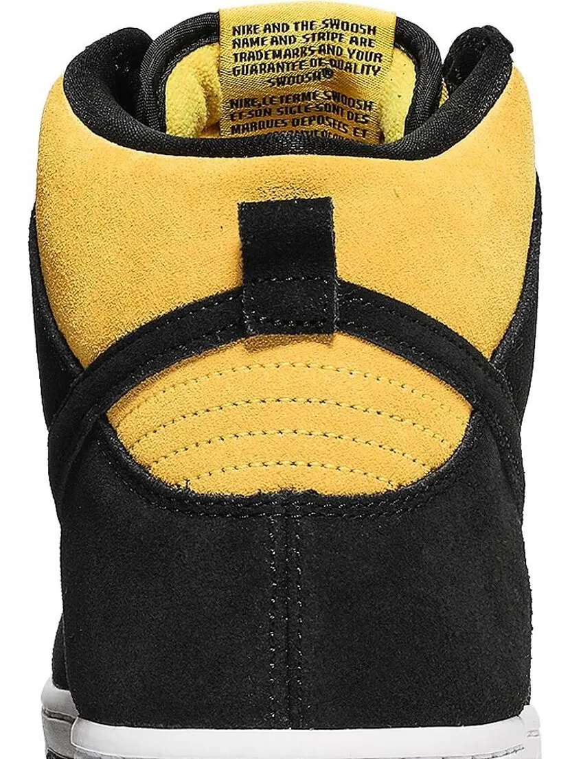 Кроссовки Nike Dunk High Pro SB 'Reverse Goldenrod' — изображение 7 из 10, черный