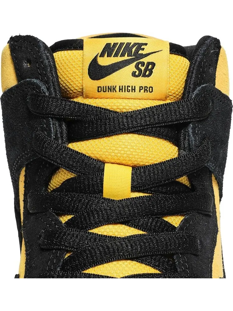 Кроссовки Nike Dunk High Pro SB 'Reverse Goldenrod' — изображение 9 из 10, черный