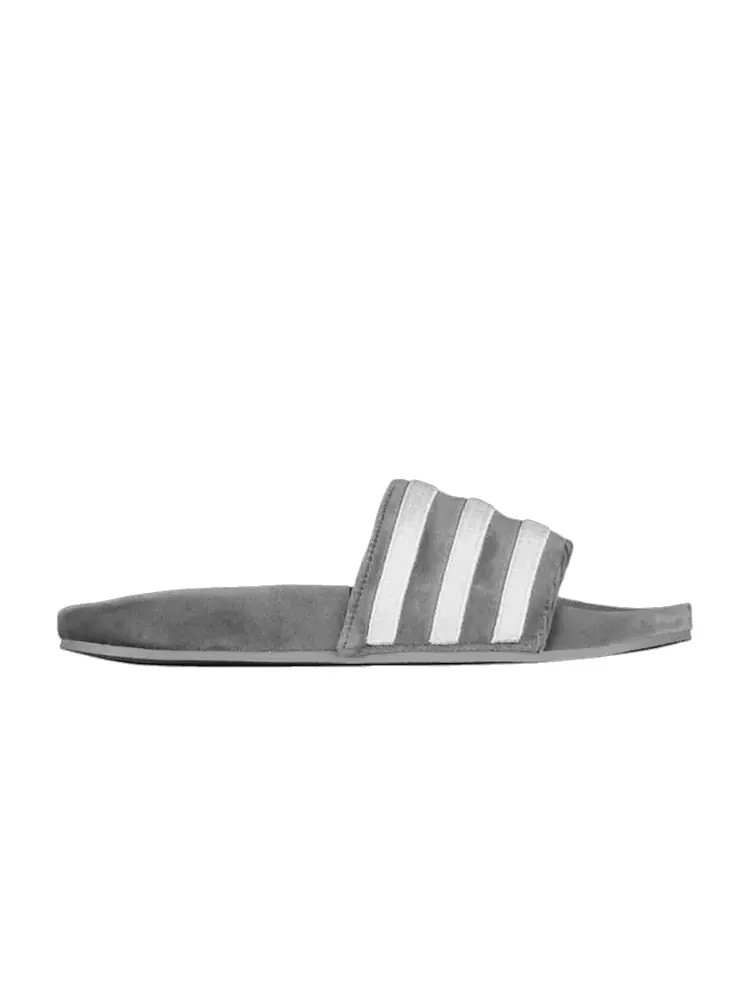 Кроссовки Wmns Adilette Suede 'Grey' — изображение 1 из 1, серый