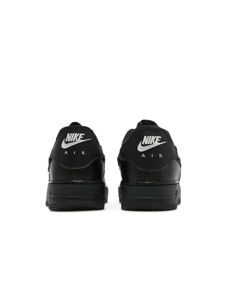 Кроссовки Air Force 1/1 GS 'Black Bright Crimson' — изображение 6 из 8, черный яркий