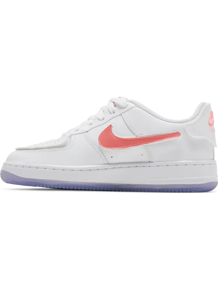 Кроссовки Nike Air Force 1/1 GS 'White Purple Pulse' — изображение 3 из 8, белый