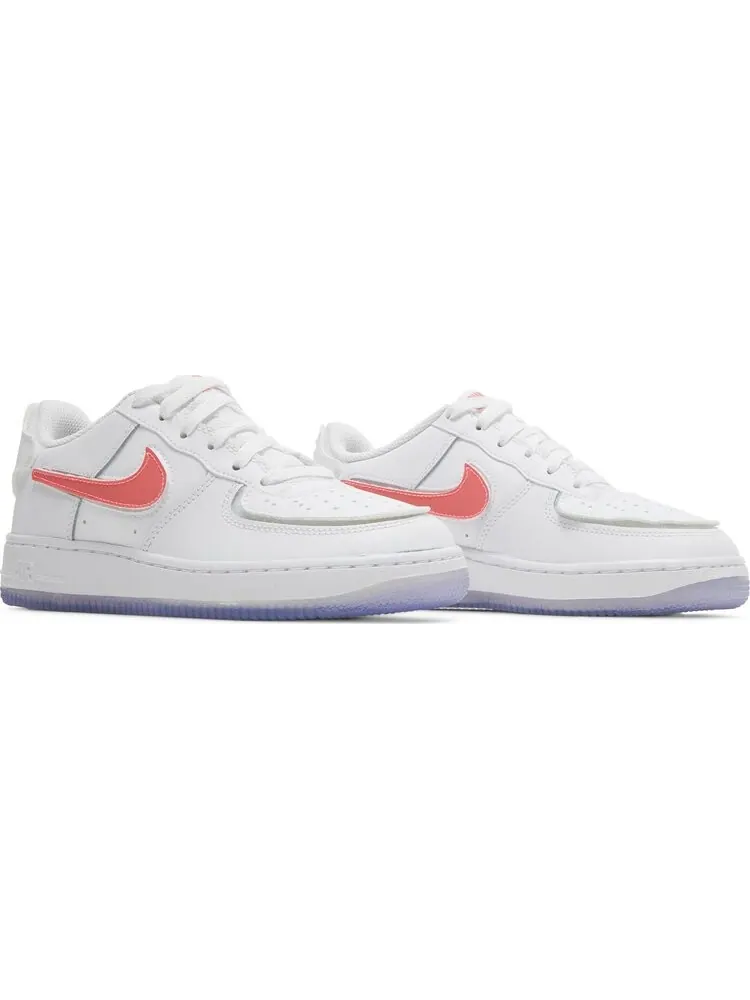 Кроссовки Nike Air Force 1/1 GS 'White Purple Pulse' — изображение 8 из 8, белый