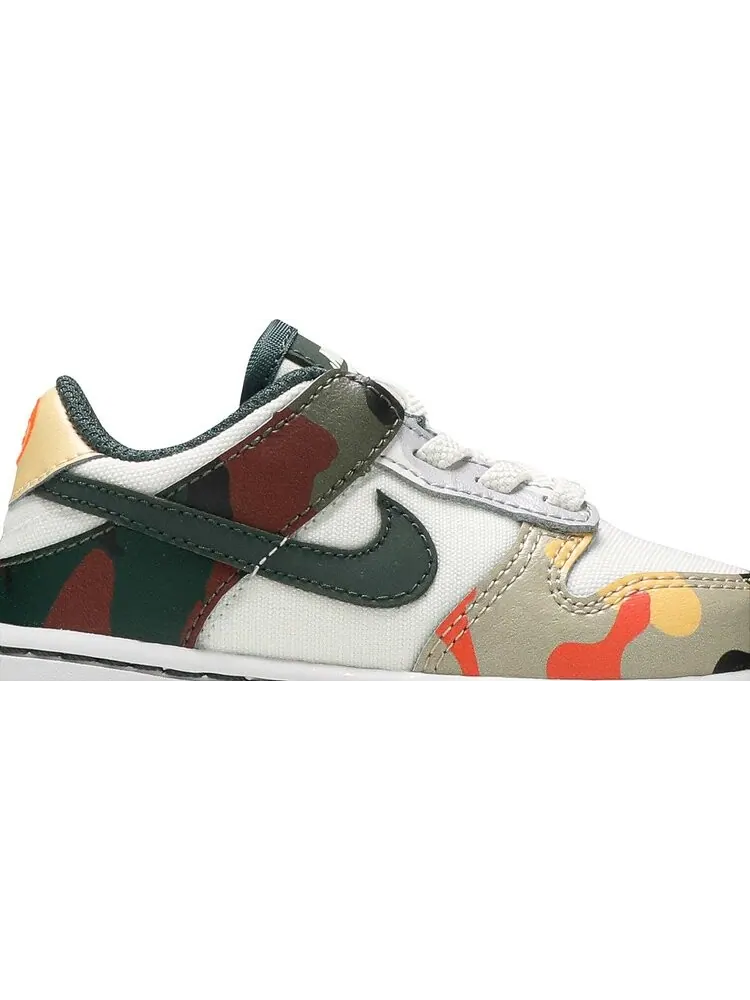 Кроссовки Nike Dunk Low SE TD 'Sail Multi-Camo' — изображение 2 из 8, мульти