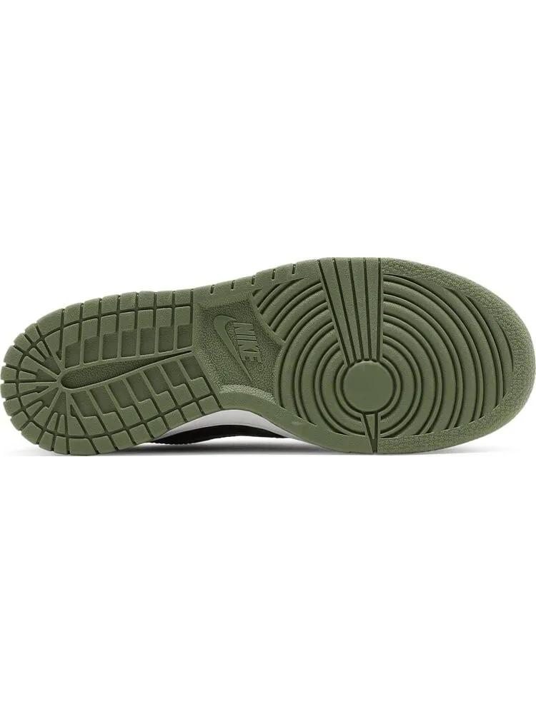 Кроссовки Nike Dunk Low SE GS 'Black Multi-Camo' — изображение 4 из 8, зеленый