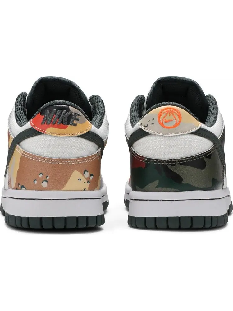 Кроссовки Nike Dunk Low SE GS 'Sail Multi-Camo' — изображение 6 из 8, мульти