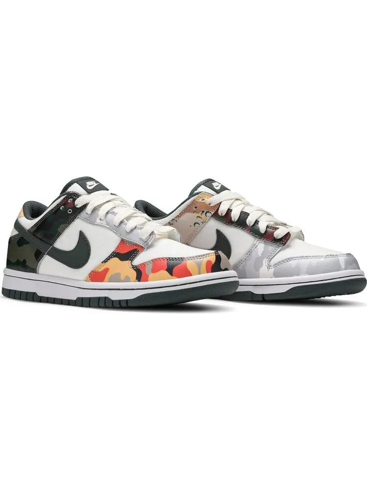 Кроссовки Nike Dunk Low SE GS 'Sail Multi-Camo' — изображение 8 из 8, мульти