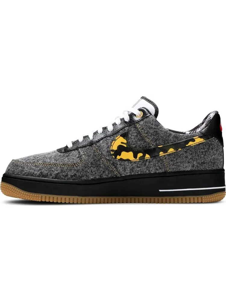 Кроссовки Nike Air Force 1 Low 'Camo Denim Remix' — изображение 3 из 8, черный