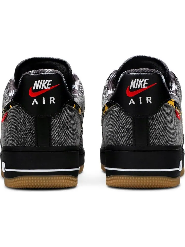 Кроссовки Nike Air Force 1 Low 'Camo Denim Remix' — изображение 6 из 8, черный
