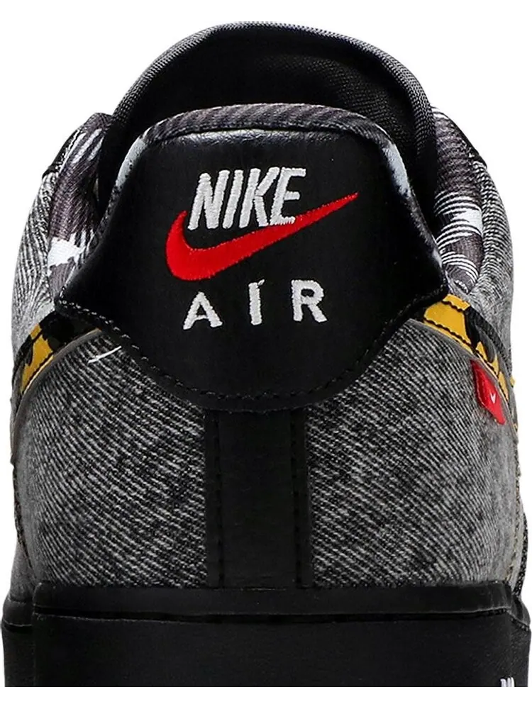 Кроссовки Nike Air Force 1 Low 'Camo Denim Remix' — изображение 7 из 8, черный