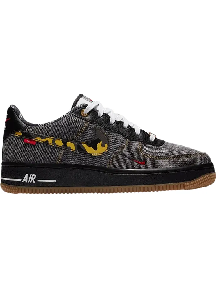 Кроссовки Nike Air Force 1 LV8 GS 'Remix Black' — изображение 1 из 1, черный