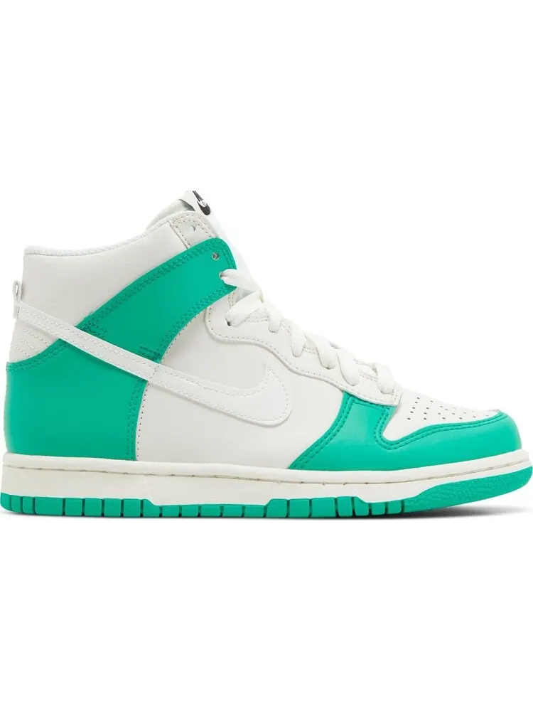 Кроссовки Nike Dunk High GS 'Phantom Stadium Green' — изображение 1 из 8, белый