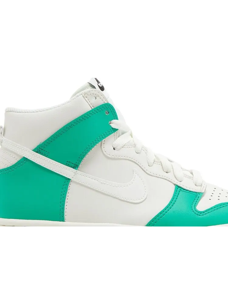 Кроссовки Nike Dunk High GS 'Phantom Stadium Green' — изображение 2 из 8, белый
