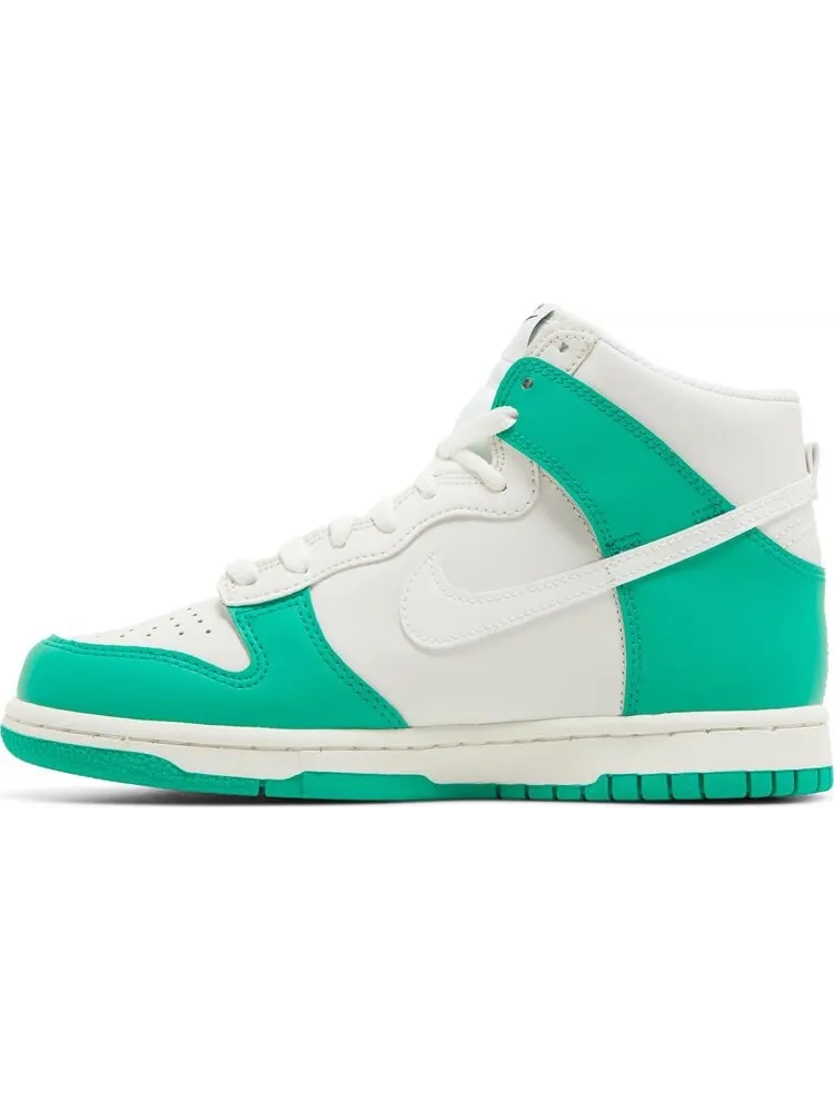 Кроссовки Nike Dunk High GS 'Phantom Stadium Green' — изображение 3 из 8, белый