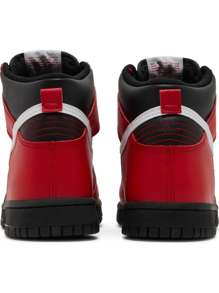 Кроссовки Nike Dunk High GS 'Black University Red' — изображение 6 из 8, красный