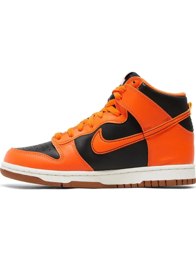 Кроссовки Nike Dunk High GS 'Halloween Pumpkin' — изображение 3 из 8, оранжевый