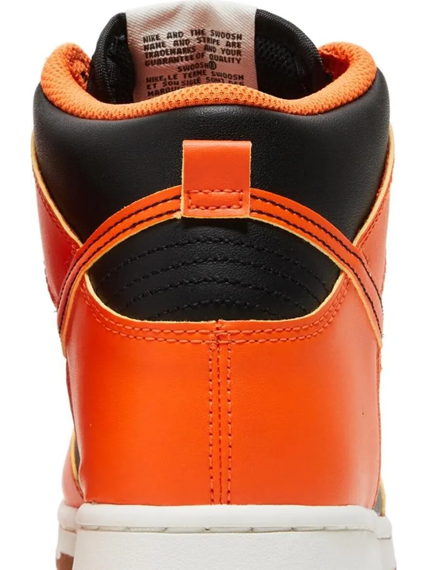 Кроссовки Nike Dunk High GS 'Halloween Pumpkin' — изображение 7 из 8, оранжевый