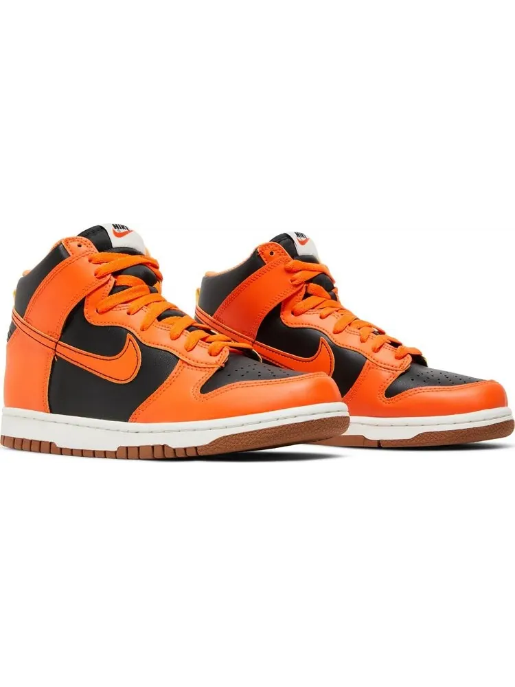 Кроссовки Nike Dunk High GS 'Halloween Pumpkin' — изображение 8 из 8, оранжевый