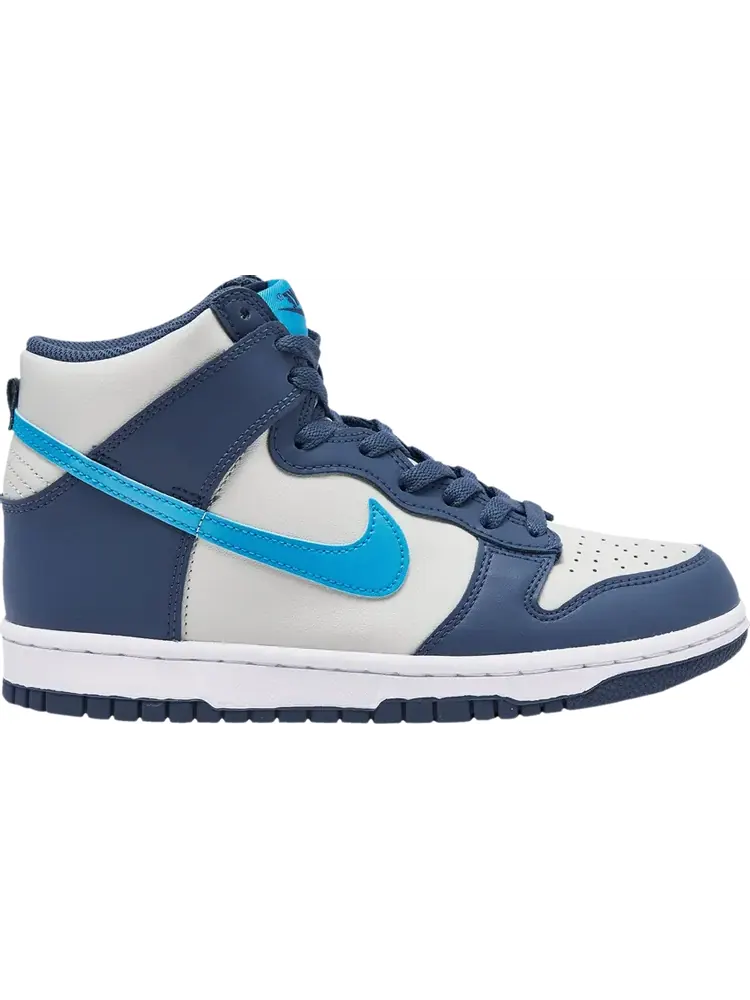 Кроссовки Nike Dunk High GS 'Light Bone Diffused Blue' — изображение 1 из 1, серый