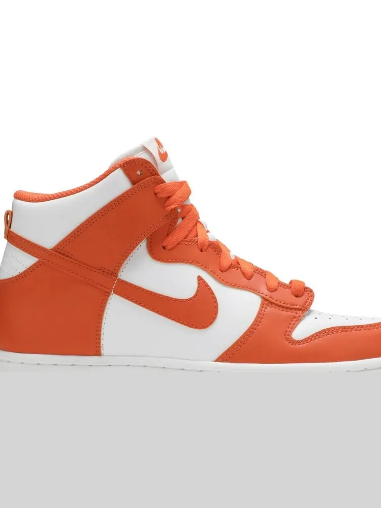 Кроссовки Nike Dunk High SP GS 'Syracuse' 2021 — изображение 2 из 8, оранжевый