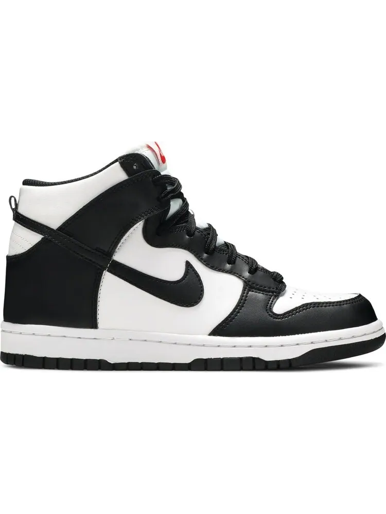 Кроссовки Nike Dunk High GS 'Black White' — изображение 1 из 8, черный
