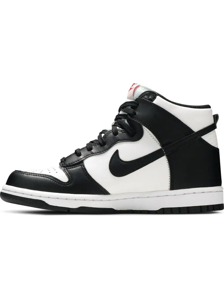 Кроссовки Nike Dunk High GS 'Black White' — изображение 3 из 8, черный