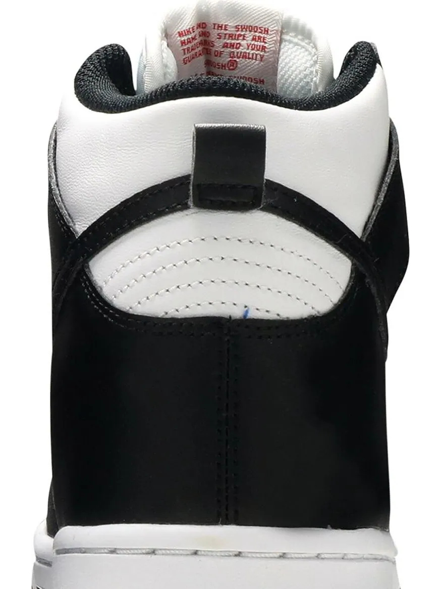 Кроссовки Nike Dunk High GS 'Black White' — изображение 7 из 8, черный