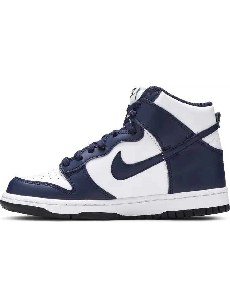 Кроссовки Nike Dunk High GS 'Midnight Navy' — изображение 3 из 8, синий