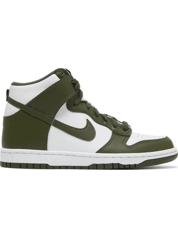 Кроссовки Nike Dunk High GS 'Cargo Khaki' — изображение 1 из 8, зеленый