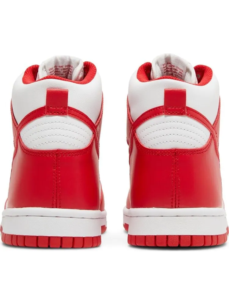 Кроссовки Nike Dunk High GS 'Championship Red' — изображение 6 из 8, красный