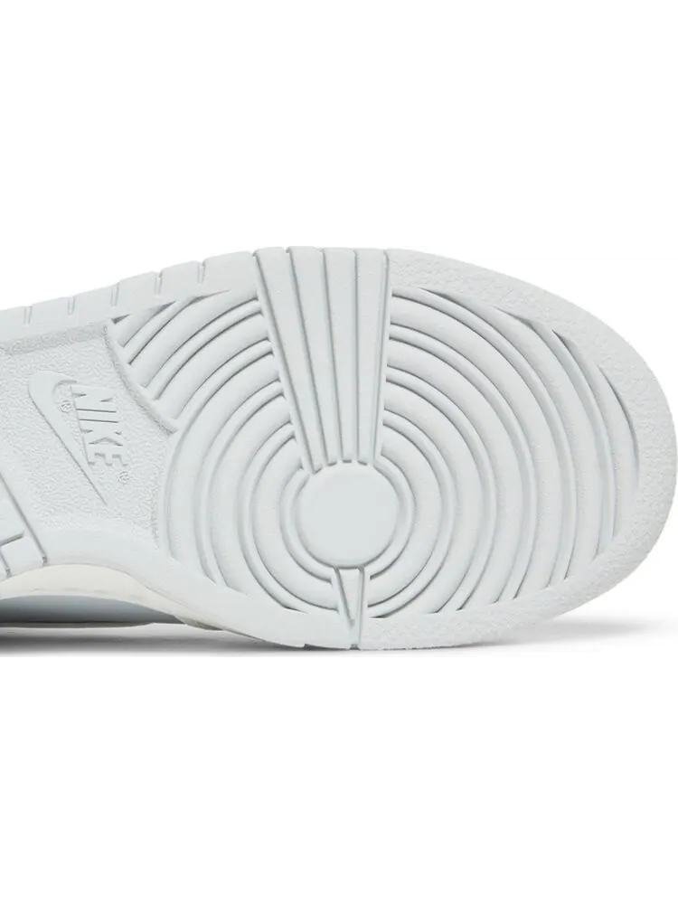 Кроссовки Nike Dunk High GS 'Summit White Pure Platinum' — изображение 5 из 8, белый