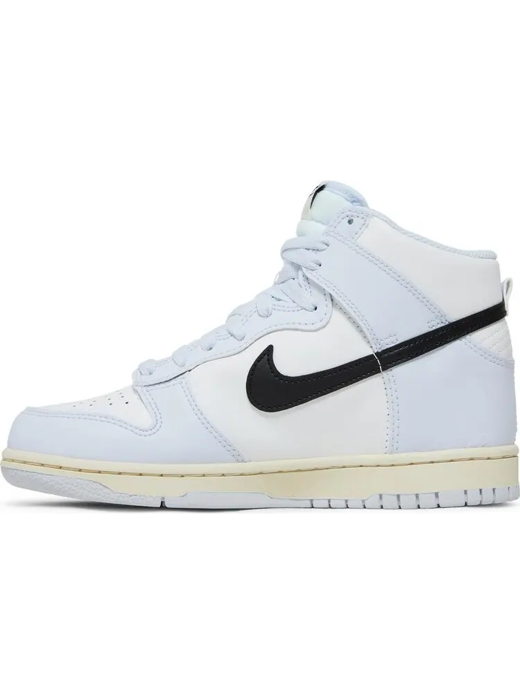 Кроссовки Nike Dunk High GS 'Football Grey Black' — изображение 3 из 8, белый