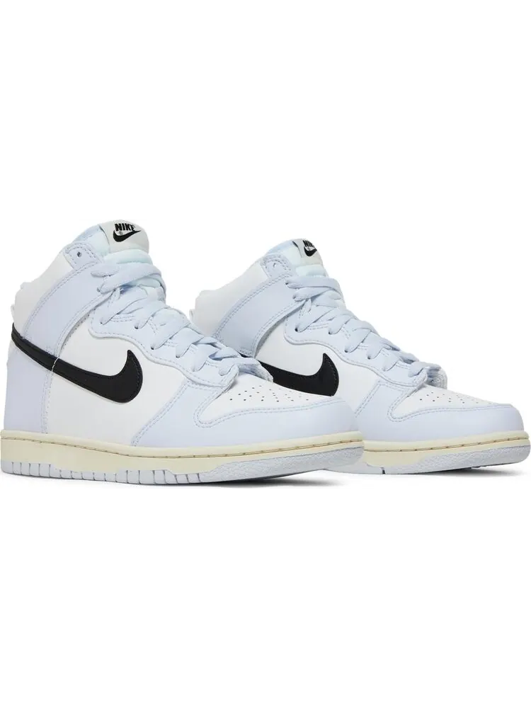 Кроссовки Nike Dunk High GS 'Football Grey Black' — изображение 8 из 8, белый